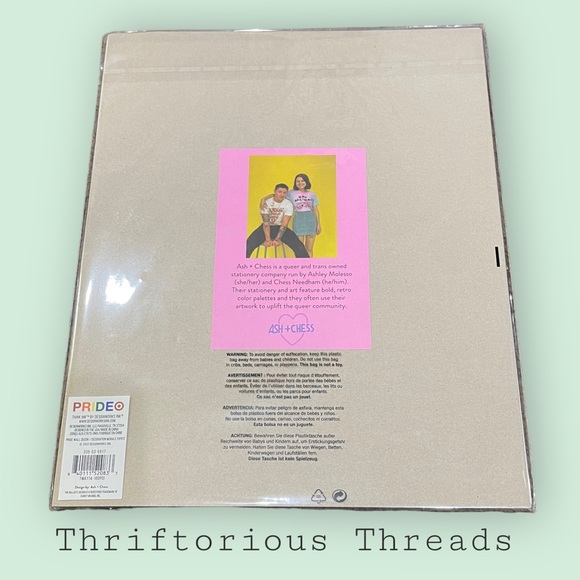 Ash + Chess Pronoun Print NWT - Picture 3 of 7